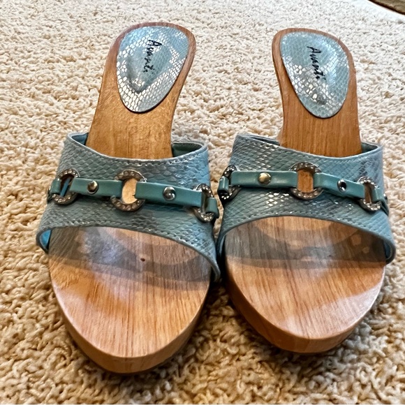 Blue Avanti summer shoes for women - Picture 6 of 9